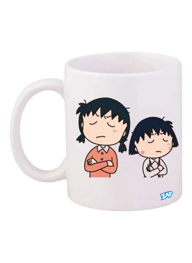 ZAP Chibi Maruko Printed Mug Multicolour