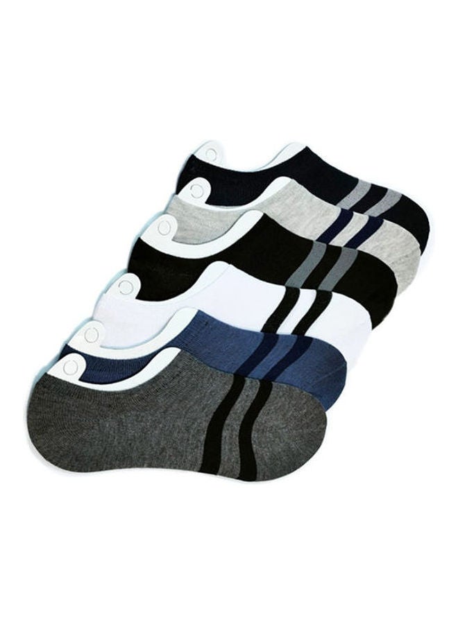 Bundle Of Six Unisex Socks Multicolour
