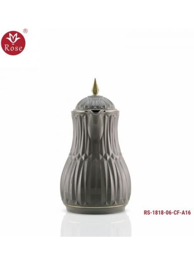 Rose Attractive Thermos With Modern Design For Coffee Black 12 x 8 x 15cm - Image 3