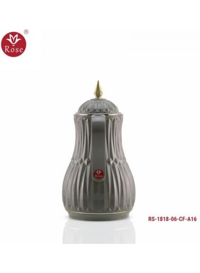 Rose Attractive Thermos With Modern Design For Coffee Black 12 x 8 x 15cm - Image 2