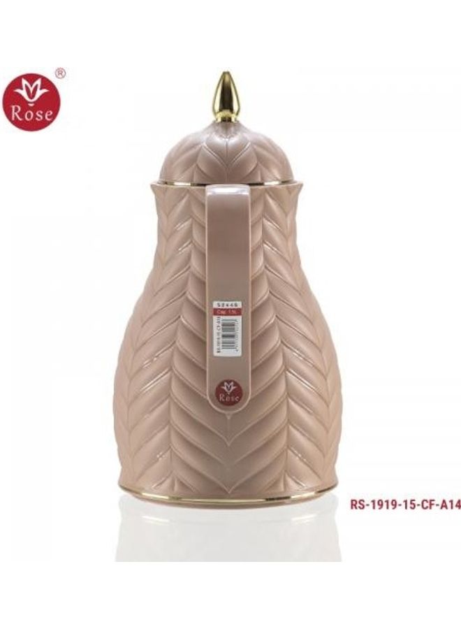 Rose Attractive Thermos With Modern Design Brown 17 x 12 x 25cm - Image 2