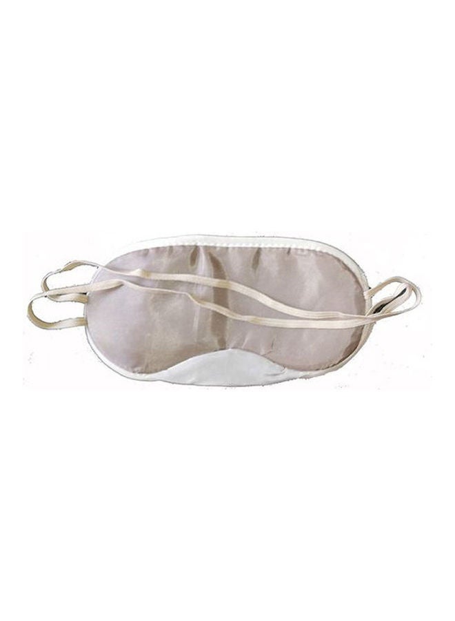 Generic - Double Sided Cover Shade Relax  Sleeping Sleep Eye Mask For Unisex Beige - Image 1
