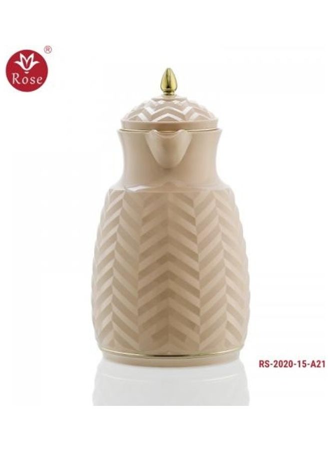 Rose Modern Design Attractive Thermos Beige 17 x 12 x 25cm - Image 3