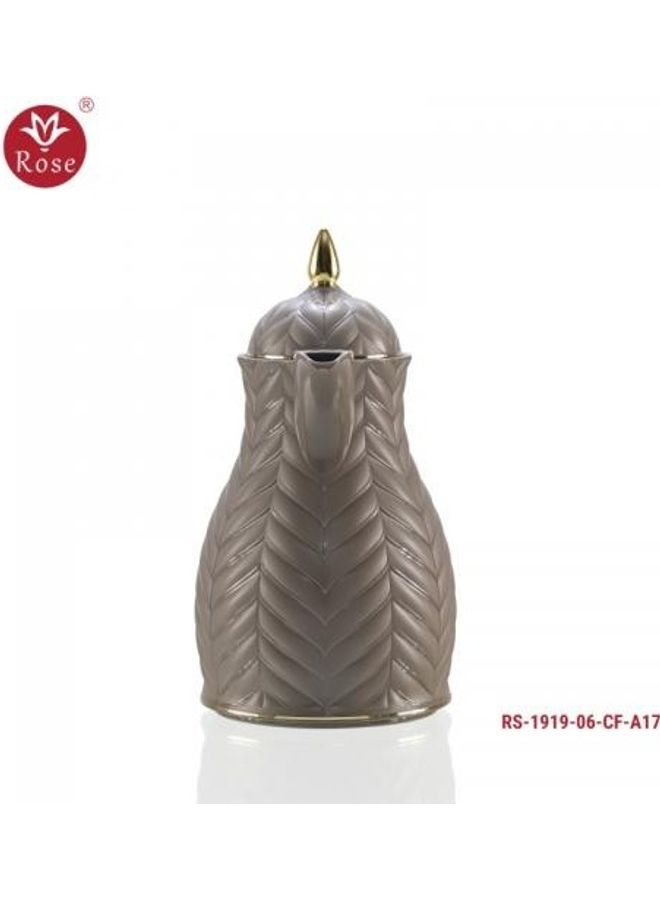 Rose Attractive Thermos With Modern Design For Coffee Dark Grey 12 x 8 x 15cm - Image 3