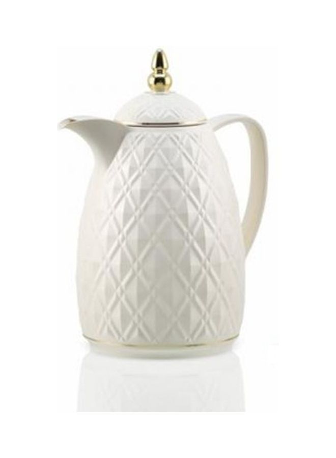 Rose Attractive Thermos With Modern Design For Coffee White 12 x 8 x 15cm - Image 1