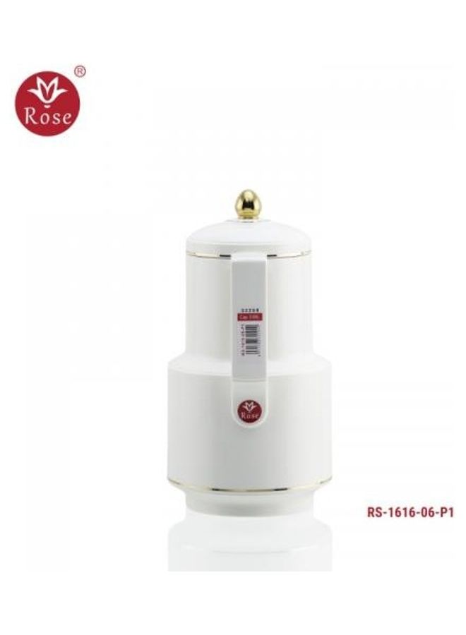 Rose Attractive Thermos With Modern Design White 12 x 8 x 15cm - Image 2