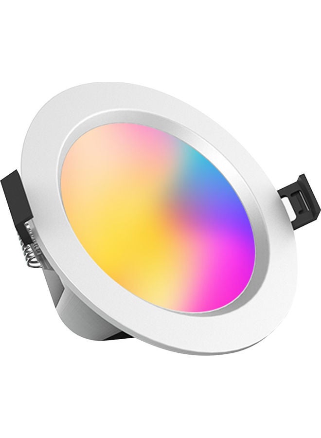 15W Smart LEDs Recessed Lighting RGBW Ceiling Panel Light APP Voice Control Dimmable 2700K-6500K Selectable Spotlights White 19 x 6.5 x 19cm  - Image 1