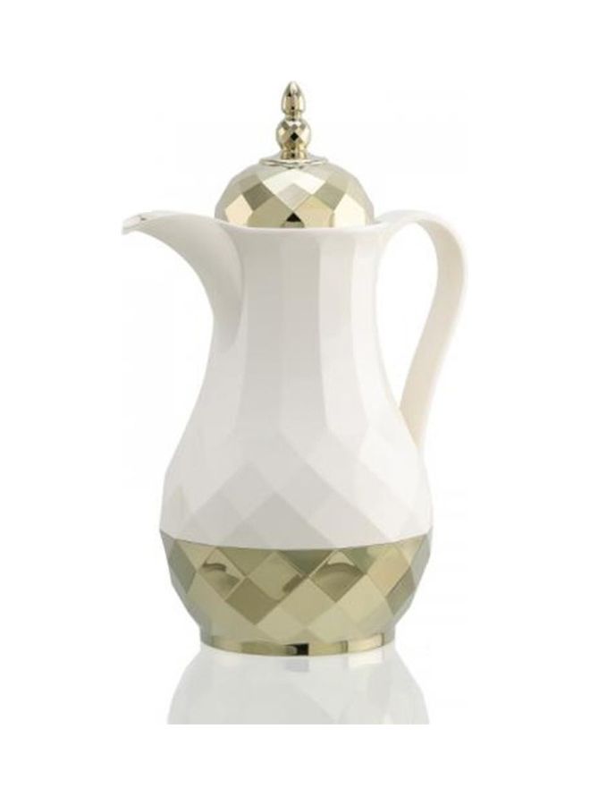 Rose Attractive Thermos With Modern Design White/Gold 17x12x25cm - Image 1