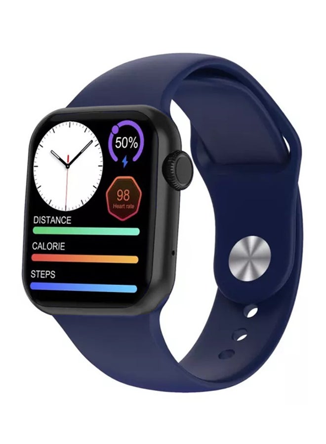 S12 Pro Series6 Full Screen Smart Watch With Bluetooth Calling Blue