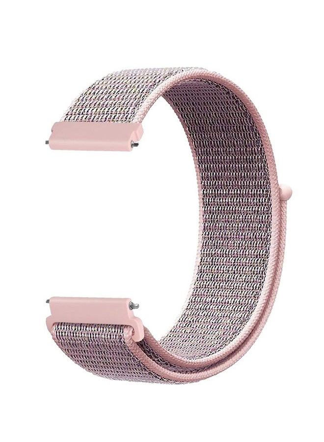 FITME Nylon loop Replacement Bands For 20mm Watches Pink  - Image 1