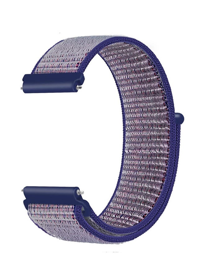 FITME Nylon loop Replacement Bands For 22mm Watches Blue - Image 1