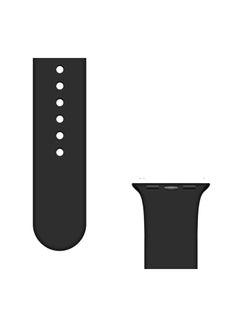 FITME 2-Piece Silicone band for Apple Watch 42/44/45/49 mm Small/Large Black  - Image 3