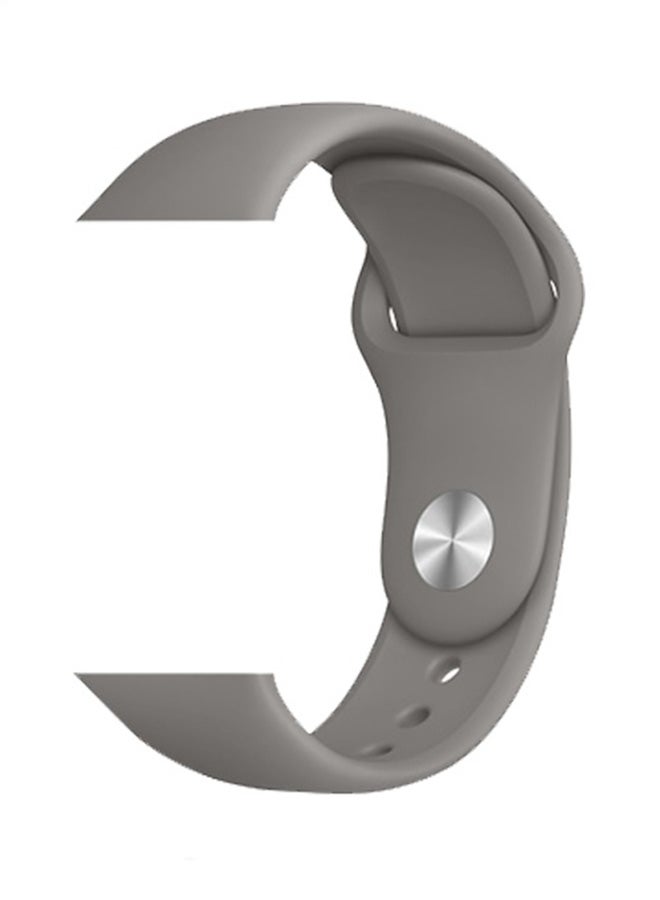 FITME - 2-Piece Silicone band for Apple Watch 38/40/41mm Small/Large Grey - Image 1