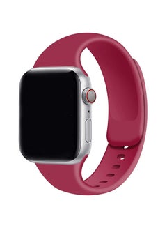 FITME 2-Piece Silicone band for Apple Watch 38/40/41mm Small/Large Maroon  - Image 3