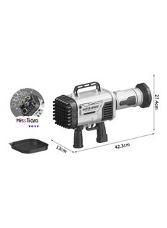 MissTiara 60-Hole Huge Amount Bubble Maker Gatling Gun 42.3x13x27.4cm  - Image 2