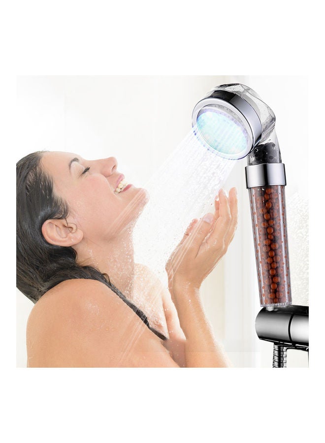 Automatic 12 LED 3 Colors Changing Light Shower Head Bath Sprinkler Multicolour 23 x 7 x 7.5cm  - Image 5