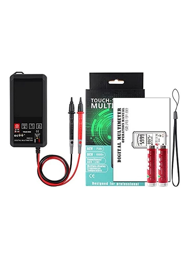 UNI-T Touch Digital Mini NCV Handheld Multimeter 1000V DC Voltage Large Screen Universal Electronic Repair Tool Red/Black - Image 3