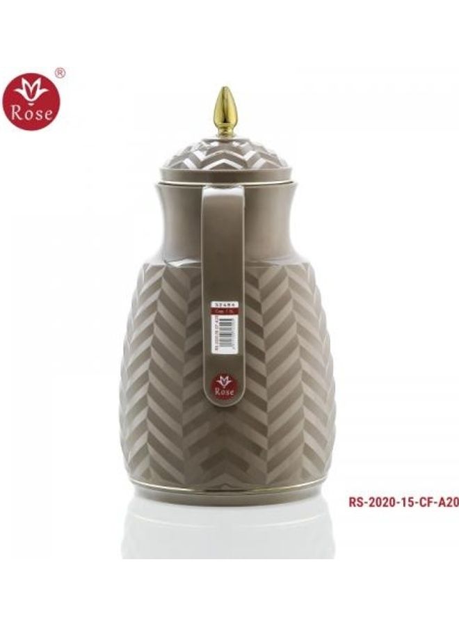 Rose Modern Design Attractive Thermos Brown 17 x 12 x 25cm - Image 2