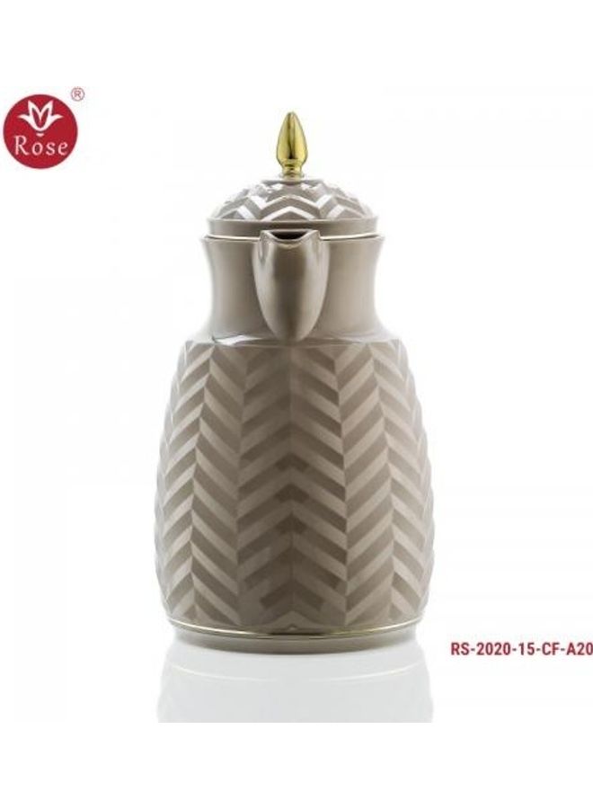 Rose Modern Design Attractive Thermos Brown 17 x 12 x 25cm - Image 3