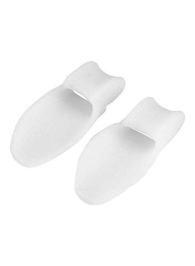 Generic - Silicon Toe Protectors Separator Spacers Straightener - 2 Pcs - White - Image 1