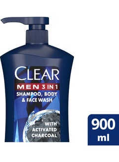 3 In 1 Clear Male Shampoo 900ml - v1630842496/N50649519A_3