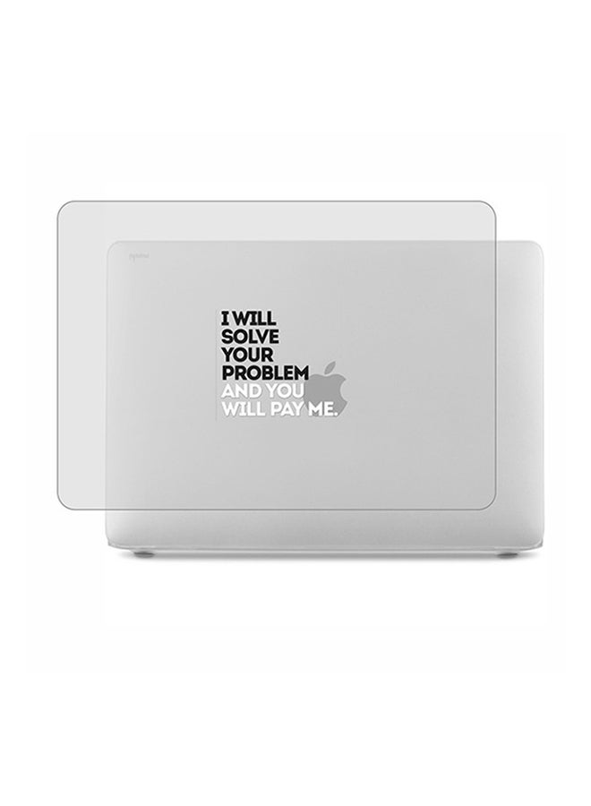 Theodor Printed Protective Hardshell Rubberized Case Cover For MacBook Air Silver - Image 1