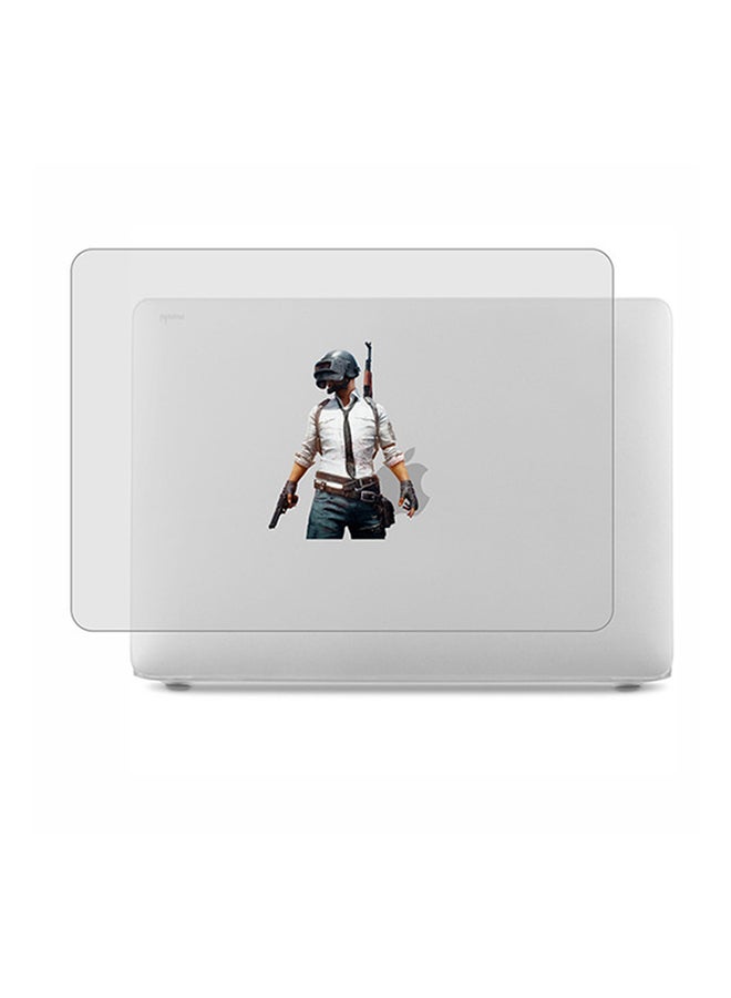 Theodor Printed Protective Hardshell Rubberized Case Cover For MacBook Air Silver - Image 1