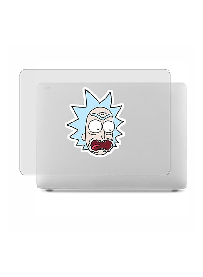 Theodor Printed Protective Hardshell Rubberized Case Cover For MacBook Air Silver - Image 1