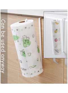 Generic Under Cabinet Roll Paper Dispenser Towel Holder Storage Rack for Kitchen White 27x10x4cm  - Image 3