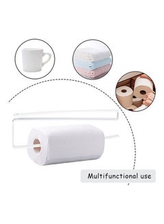 Generic Under Cabinet Roll Paper Dispenser Towel Holder Storage Rack for Kitchen White 27x10x4cm  - Image 5