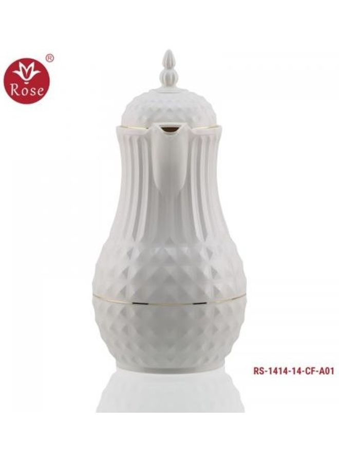Rose Attractive Thermos With Modern Design White 17 x 12 x 25cm - Image 3