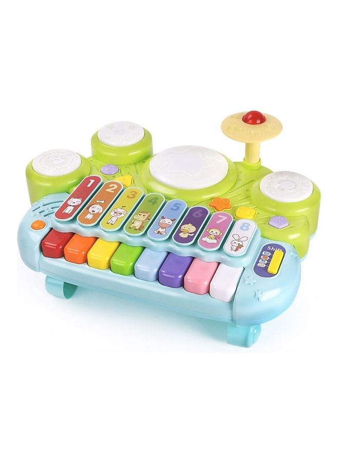 Goodway Baby Toys Electric Xylophone With Game Drum For Montessori 27x39x10.5cm  - Image 1