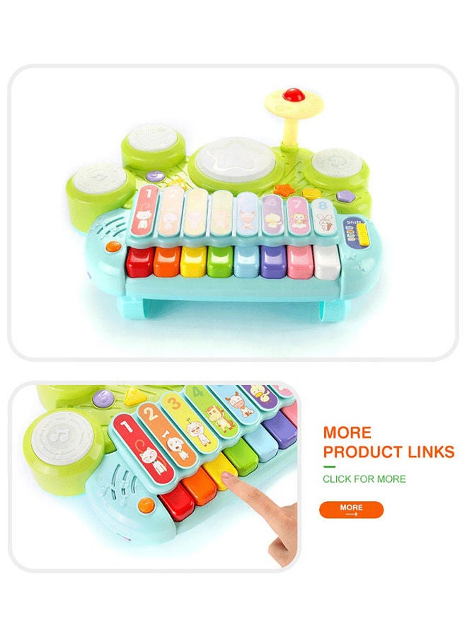 Goodway Baby Toys Electric Xylophone With Game Drum For Montessori 27x39x10.5cm  - Image 3
