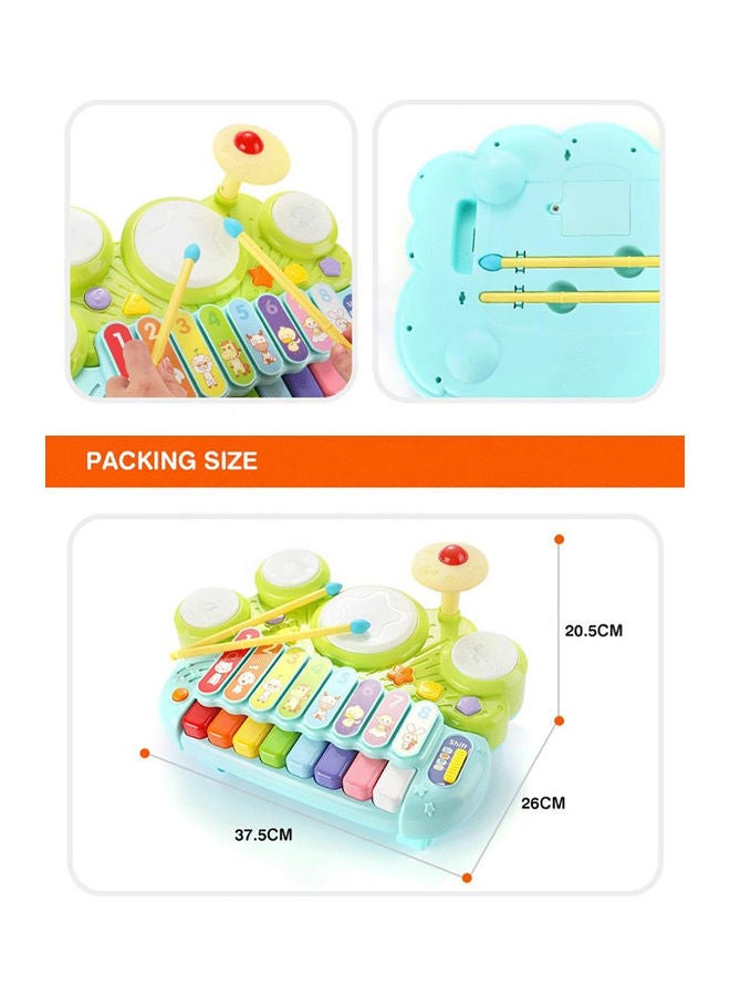 Goodway Baby Toys Electric Xylophone With Game Drum For Montessori 27x39x10.5cm  - Image 4