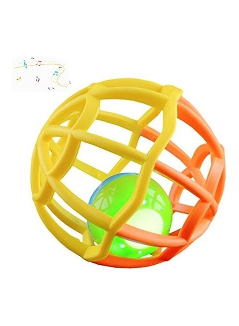 Soft Ball Rattle Toys With Sound For Baby, Upto 12 Months 10.5x10.5cm