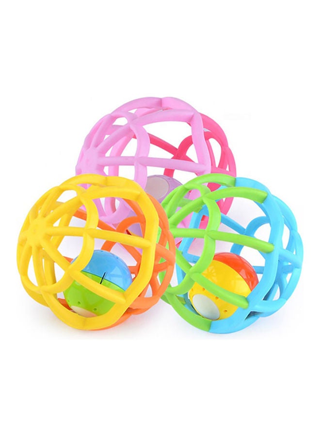 Soft Ball Rattle Toys With Sound For Baby, Upto 12 Months 10.5x10.5cm