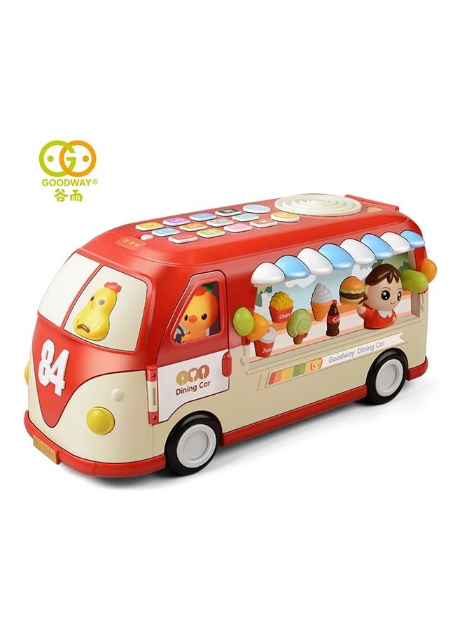 Goodway Baby Learning Bus Toys Alphabet Activity Educational Toy For Toddlers 15x15x34cm  - Image 1