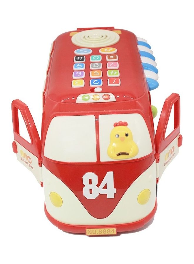 Goodway Baby Learning Bus Toys Alphabet Activity Educational Toy For Toddlers 15x15x34cm  - Image 3