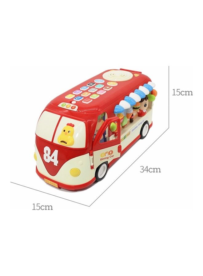 Goodway Baby Learning Bus Toys Alphabet Activity Educational Toy For Toddlers 15x15x34cm  - Image 4