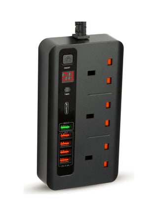 Power Socket Black 13cm - v1630846201/N50658035A_1