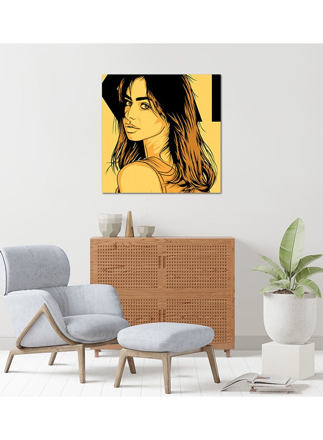 Women and Boards Skate MDF Wall Art Multicolour 30 X 30cm - Image 2