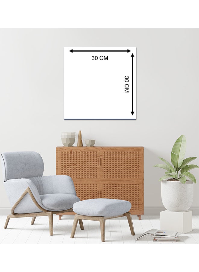 Women MDF Wall Art Multicolour 30 X 30cm - Image 3