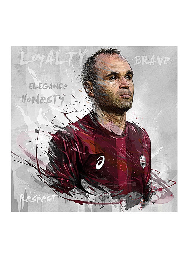 لوحة فنية من الخشب الليفي متوسط الكثافة من إنيستا متعدد الألوان 30 X 30سم - Image 1