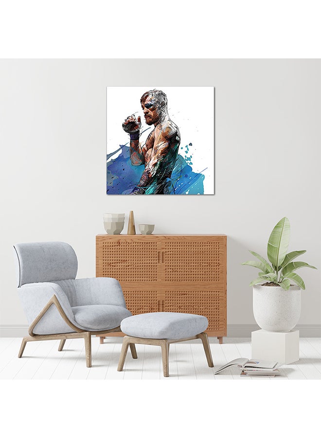 لوحة فنية جدارية من الخشب الليفي متوسط الكثافة كونور ماكجريجور متعدد الألوان 30 X 30سم - Image 2