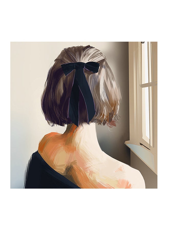 The Woman MDF Wall Art Multicolour 30 X 30cm - Image 1