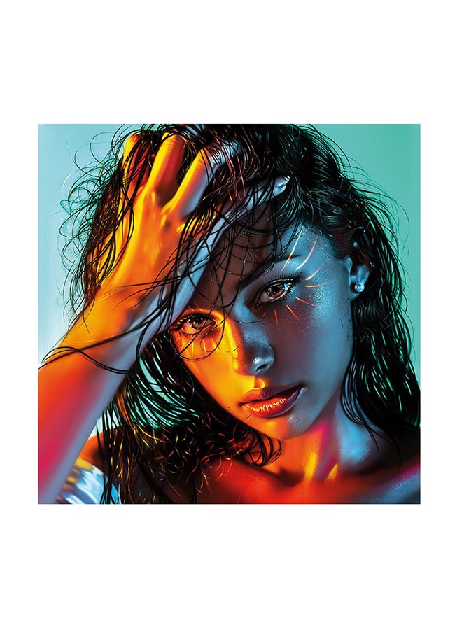 The Woman MDF Wall Art Multicolour 30 X 30cm - Image 1