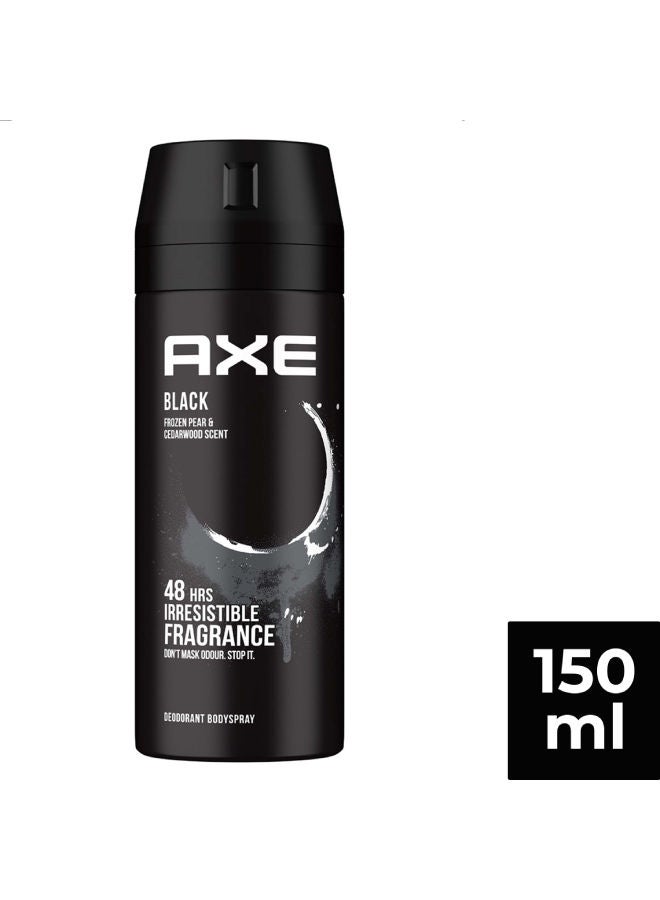 Body Spray for Men Black 150ml 