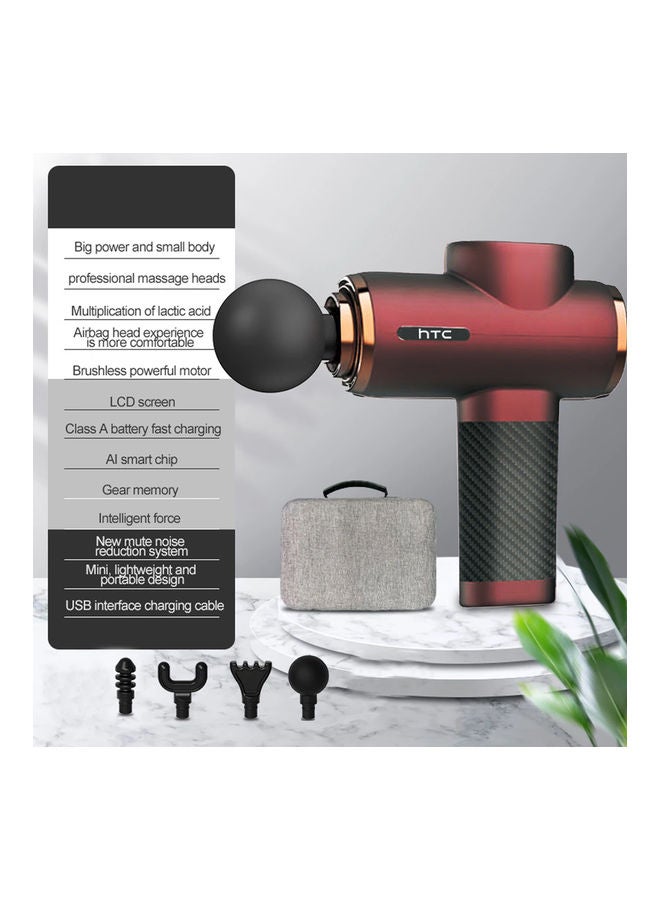 HTC 28 Speed Electric Deep Tissue Facial Massage Gun - Image 2