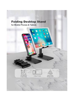 Kaku KSC-404 Liftable Foldable Desktop Holder For Phones and Tablets Black  - Image 3