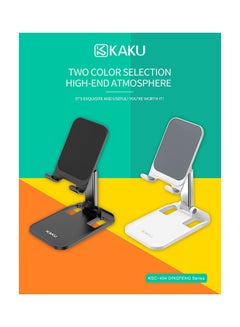 Kaku KSC-404 Liftable Foldable Desktop Holder For Phones and Tablets Black  - Image 5